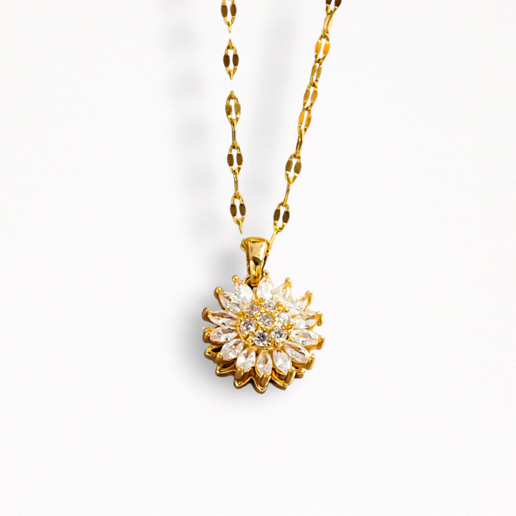FLOWER TWIST NECKLACE (GIFT)